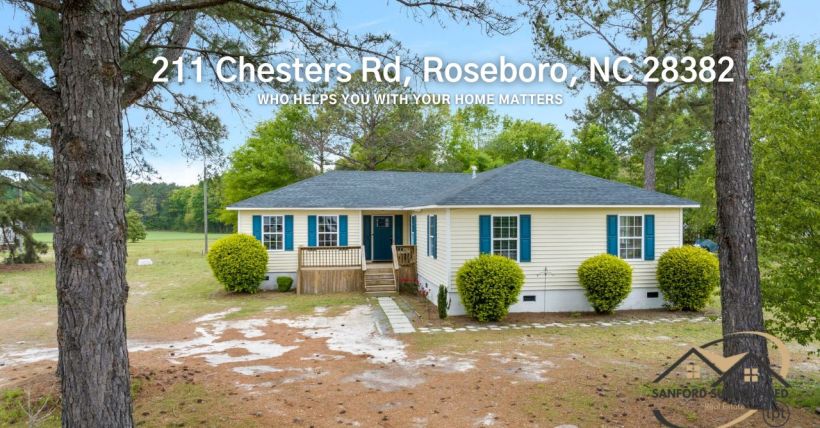 🌾 Just Listed: A Beautiful Ranch Retreat in Roseboro, NC